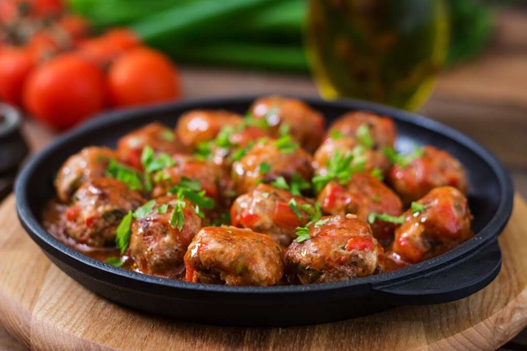 Award-Winning Catering Service with No Hidden Charges | MS Cooking and Catering Service 5 meatballs sweet sour tomato sauce