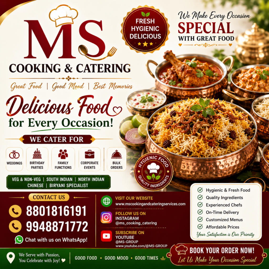 AFFORDABLE CATERING SERVICE IN HYDERABAD