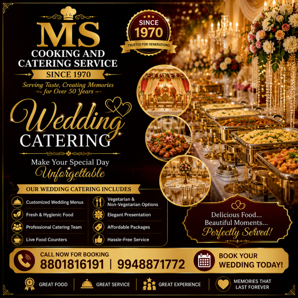 Best Caterers in Mehdipatnam | Wedding, Veg & Non-Veg Catering | MS Cooking and Catering Service Since 1970 2 Best Caterers in Mehdipatnam