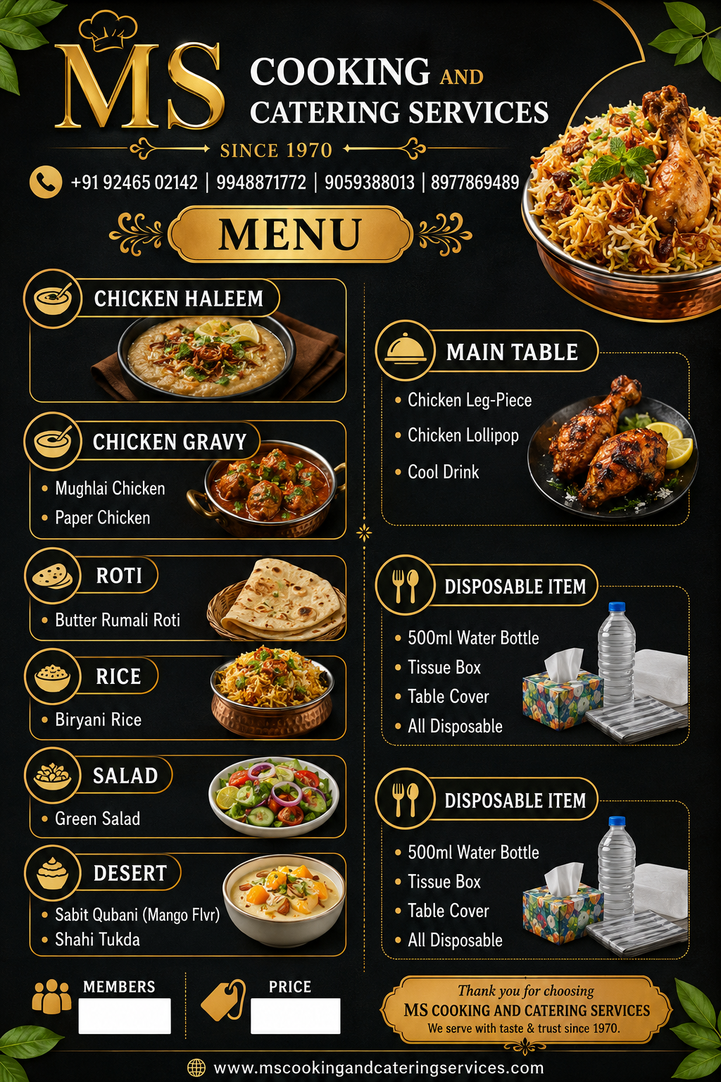 Best Wedding Cooking Service in Hyderabad